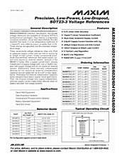 DataSheet MAX6012 pdf